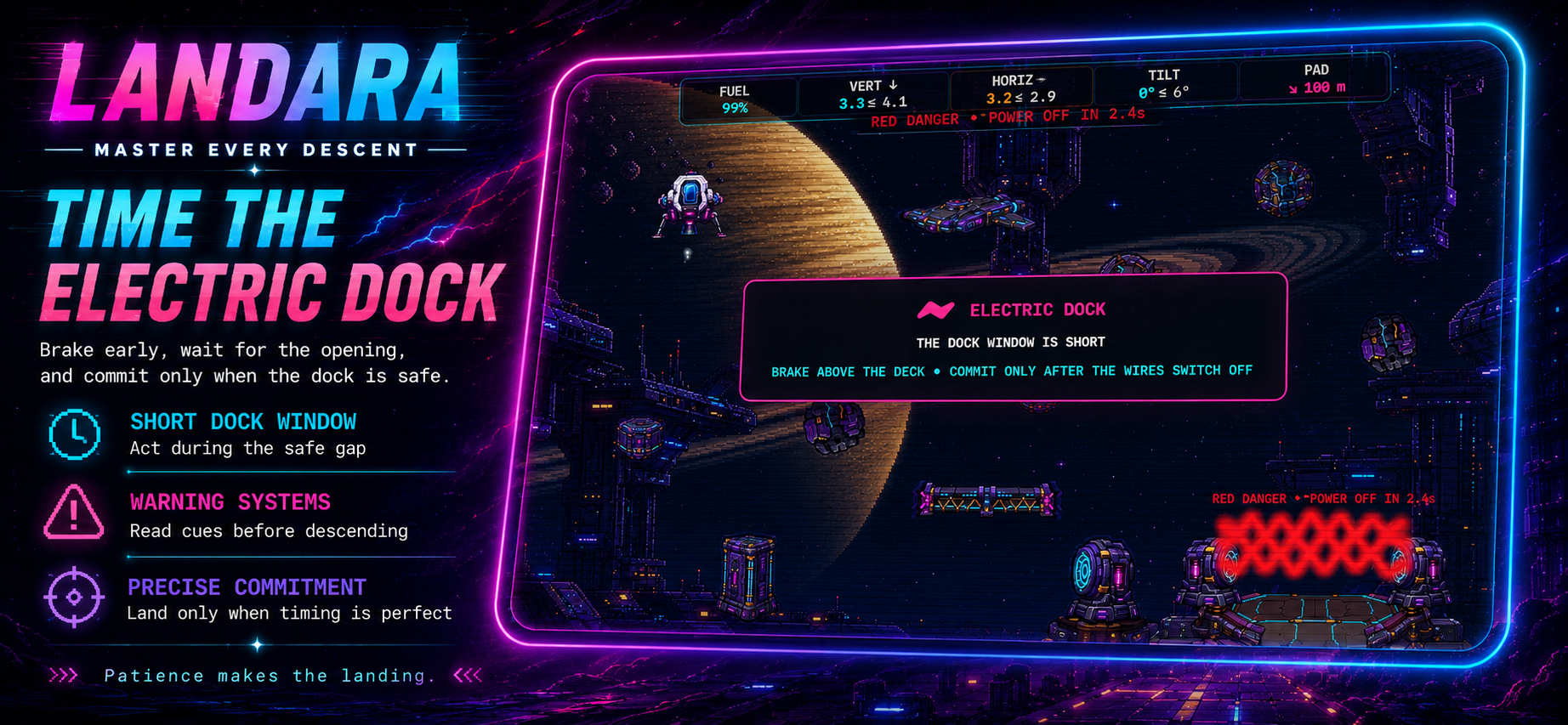 Landara progression screen